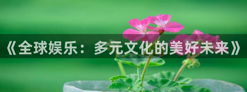 风暴娱乐登录入口：《全球娱乐：多元文化的美好未来》